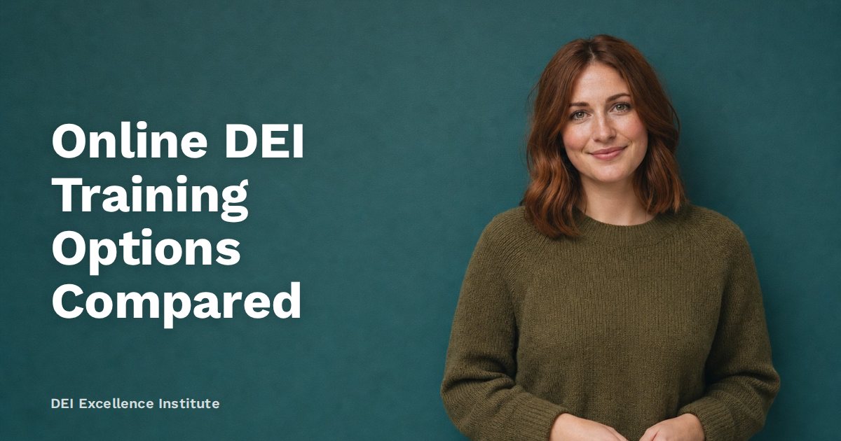 Online DEI Training Options Compared
