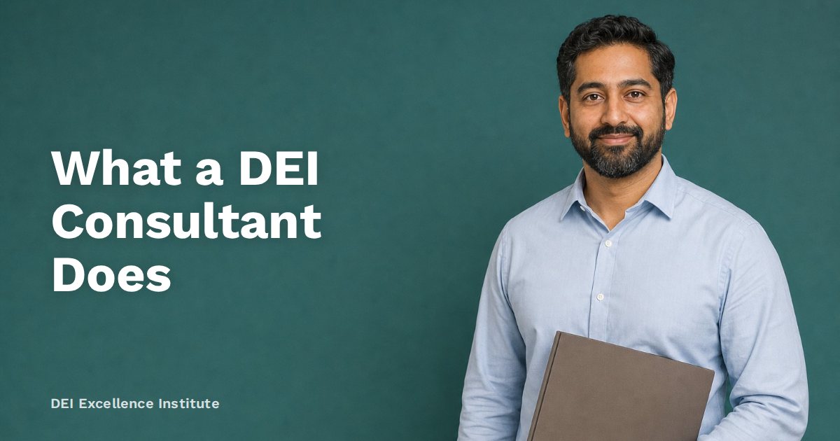 What a DEI Consultant Does